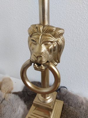 leeuwen lampenvoet goud detail2